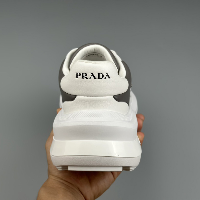 Prada Leather Sneakers(upon uk size) - FashionPlug