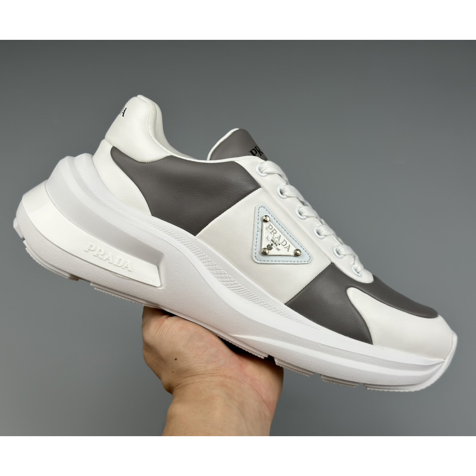 Prada Leather Sneakers(upon uk size) - FashionPlug