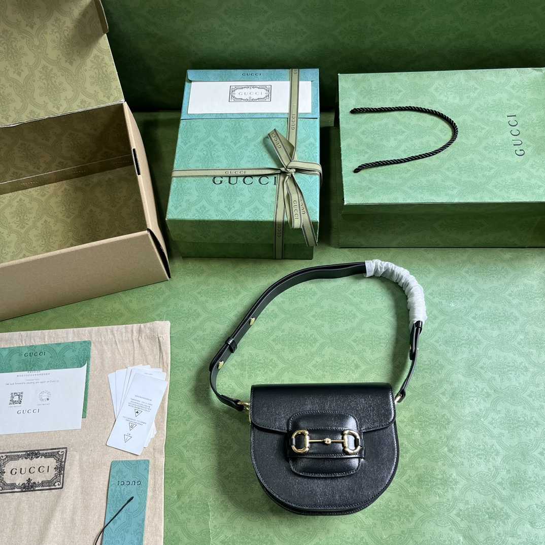 Gucci Horsebit 1955 Mini Rounded Bag (20x 13x 6cm) - FashionPlug