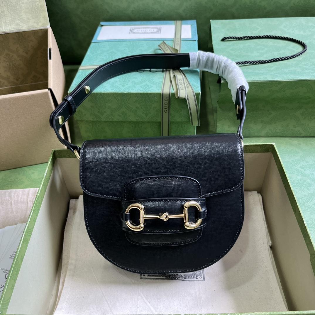 Gucci Horsebit 1955 Mini Rounded Bag (20x 13x 6cm) - FashionPlug