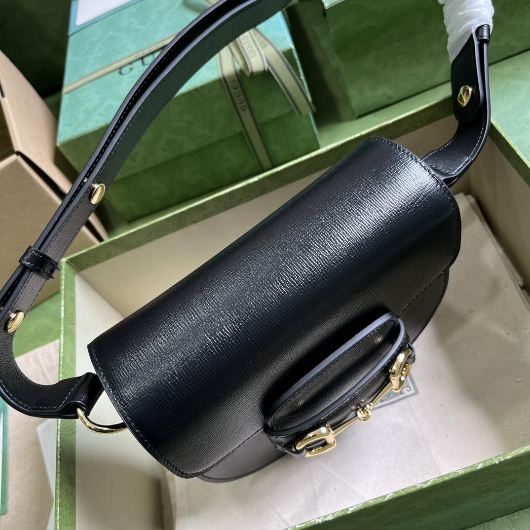 Gucci Horsebit 1955 Mini Rounded Bag (20x 13x 6cm) - FashionPlug