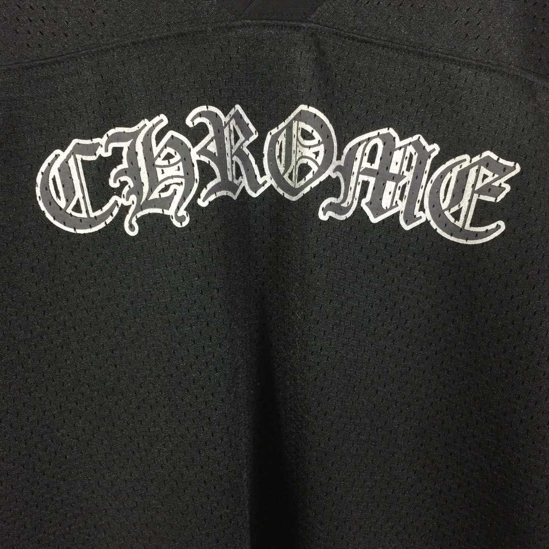 Chrome Heart Sports Mesh Warm Up Jersey Black - FashionPlug