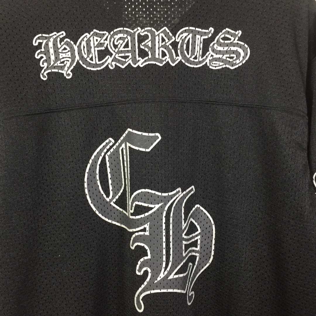 Chrome Heart Sports Mesh Warm Up Jersey Black - FashionPlug