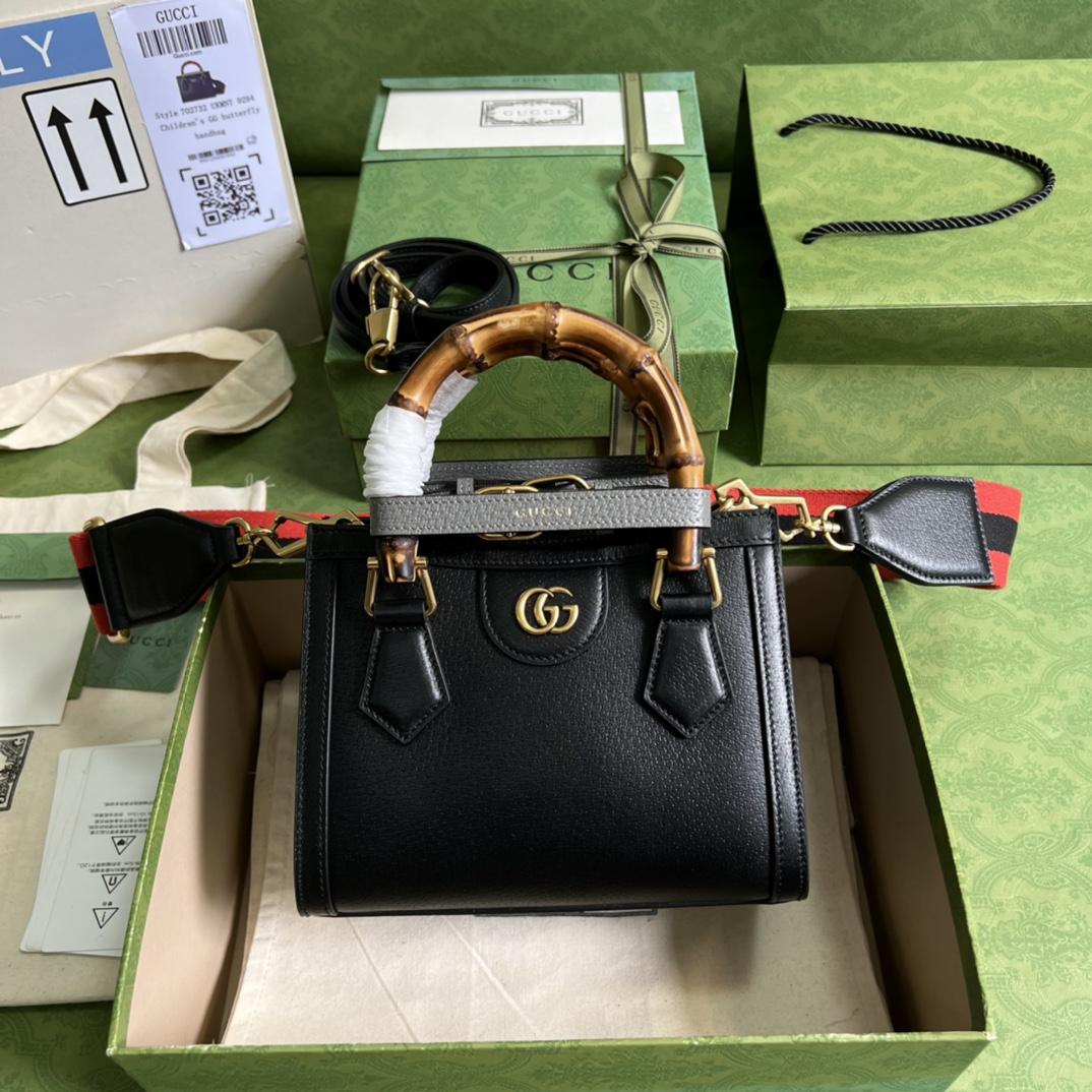 Gucci Diana Mini Tote Bag(20*16*10cm) - FashionPlug