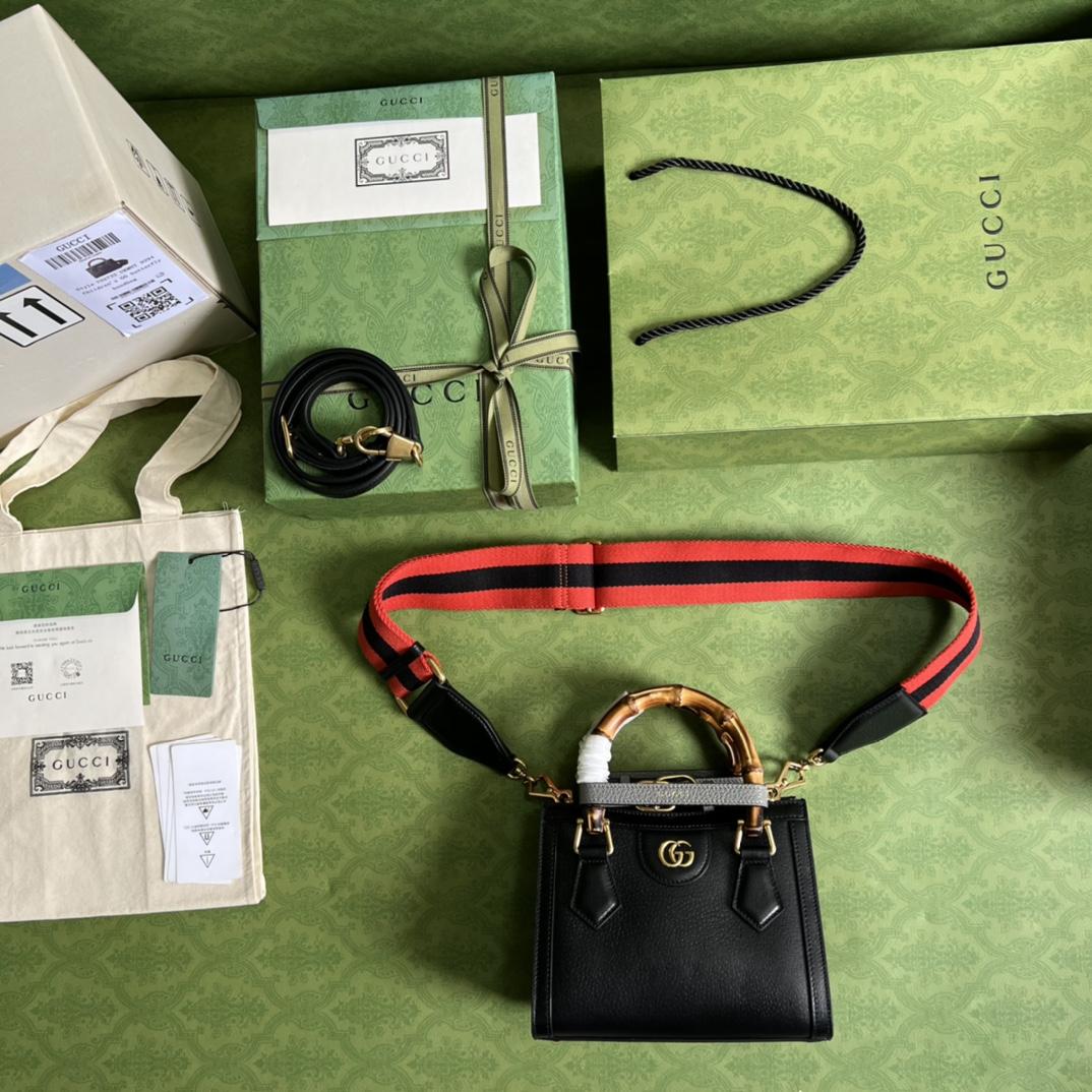 Gucci Diana Mini Tote Bag(20*16*10cm) - FashionPlug