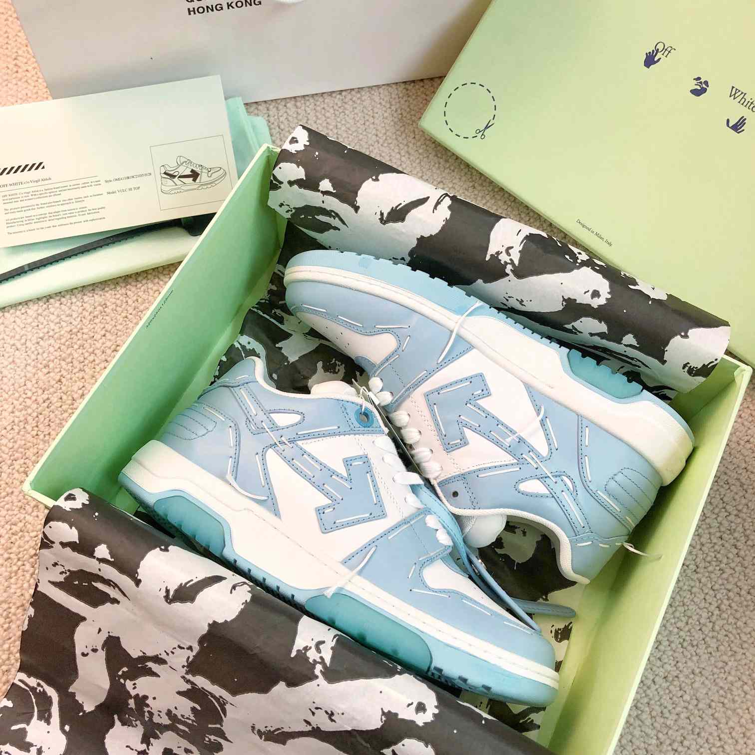 Off White Out Of Office Sneaker - FashionPlug
