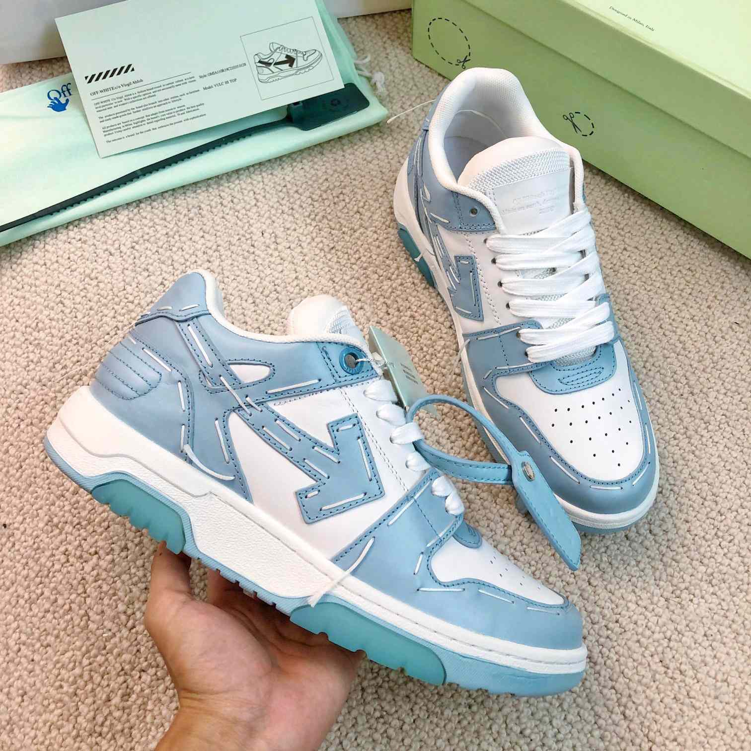 Off White Out Of Office Sneaker - FashionPlug