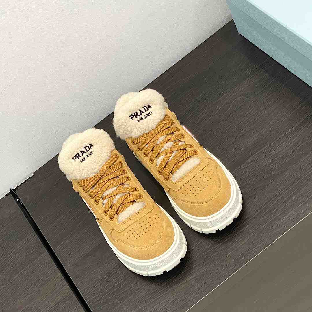 Prada Suede Sneakers - FashionPlug