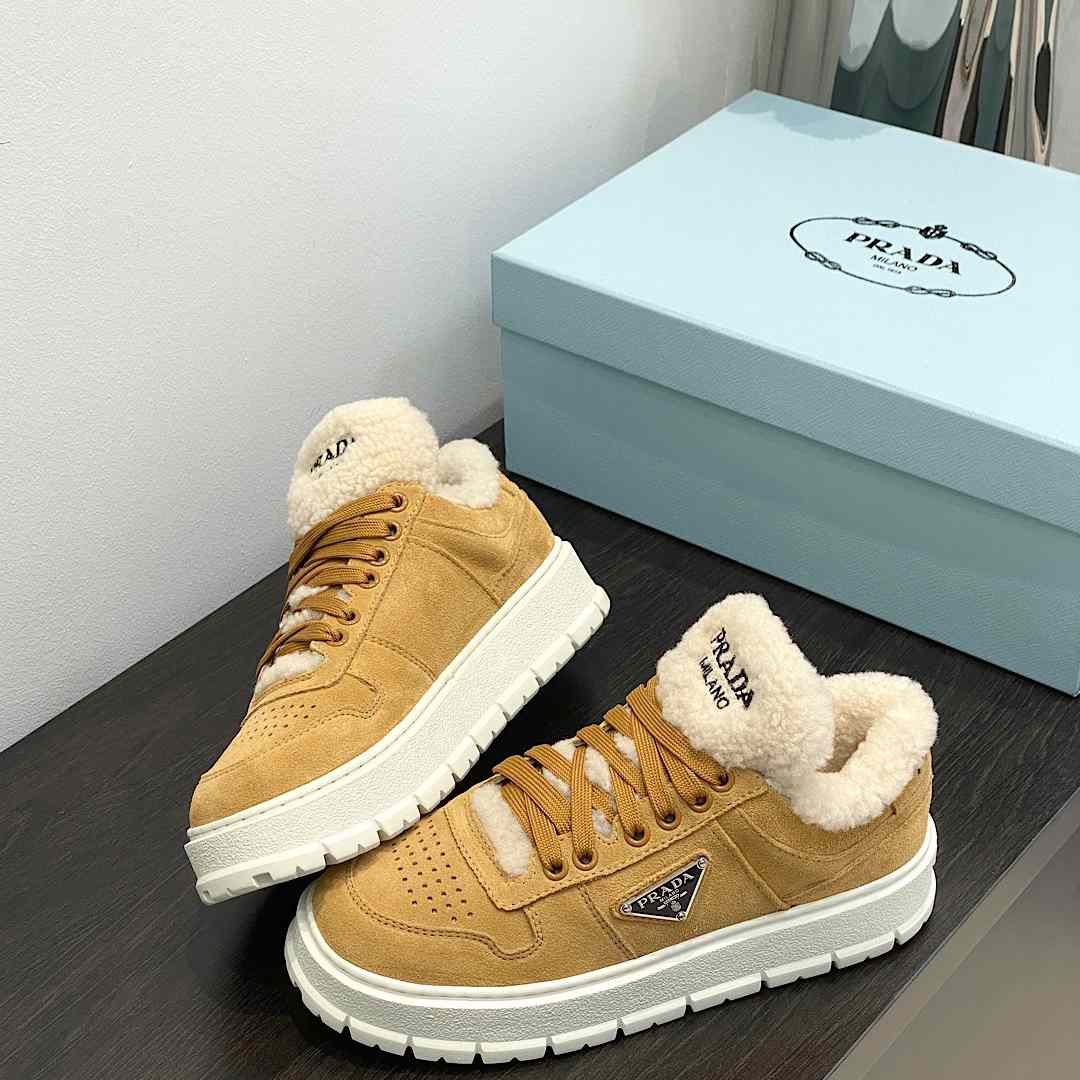 Prada Suede Sneakers - FashionPlug