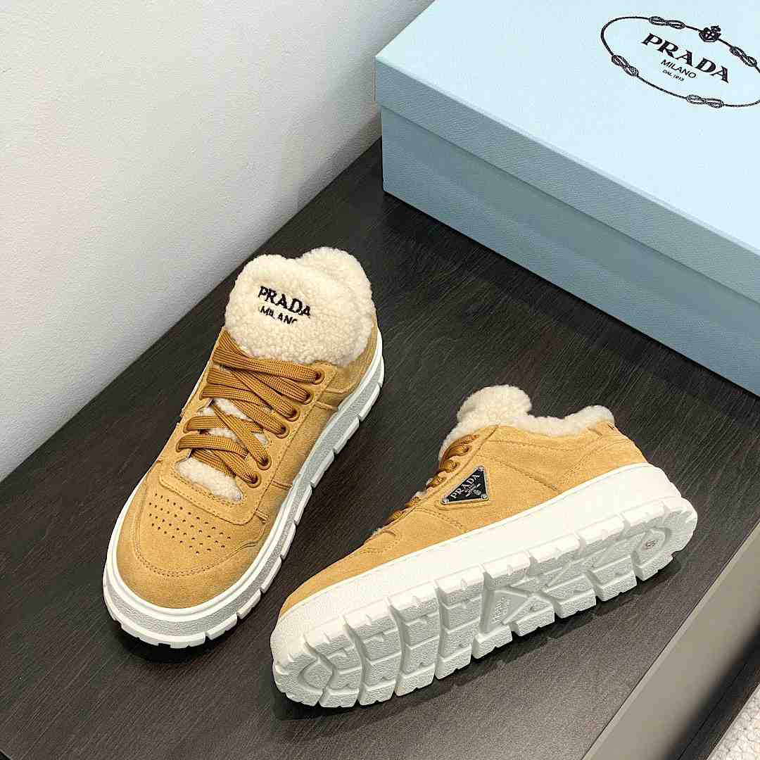 Prada Suede Sneakers - FashionPlug