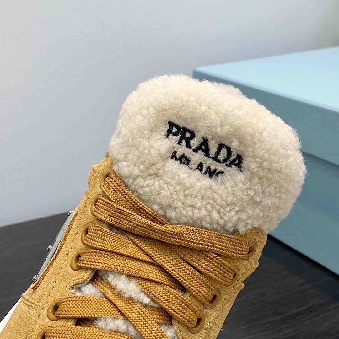 Prada Suede Sneakers - FashionPlug