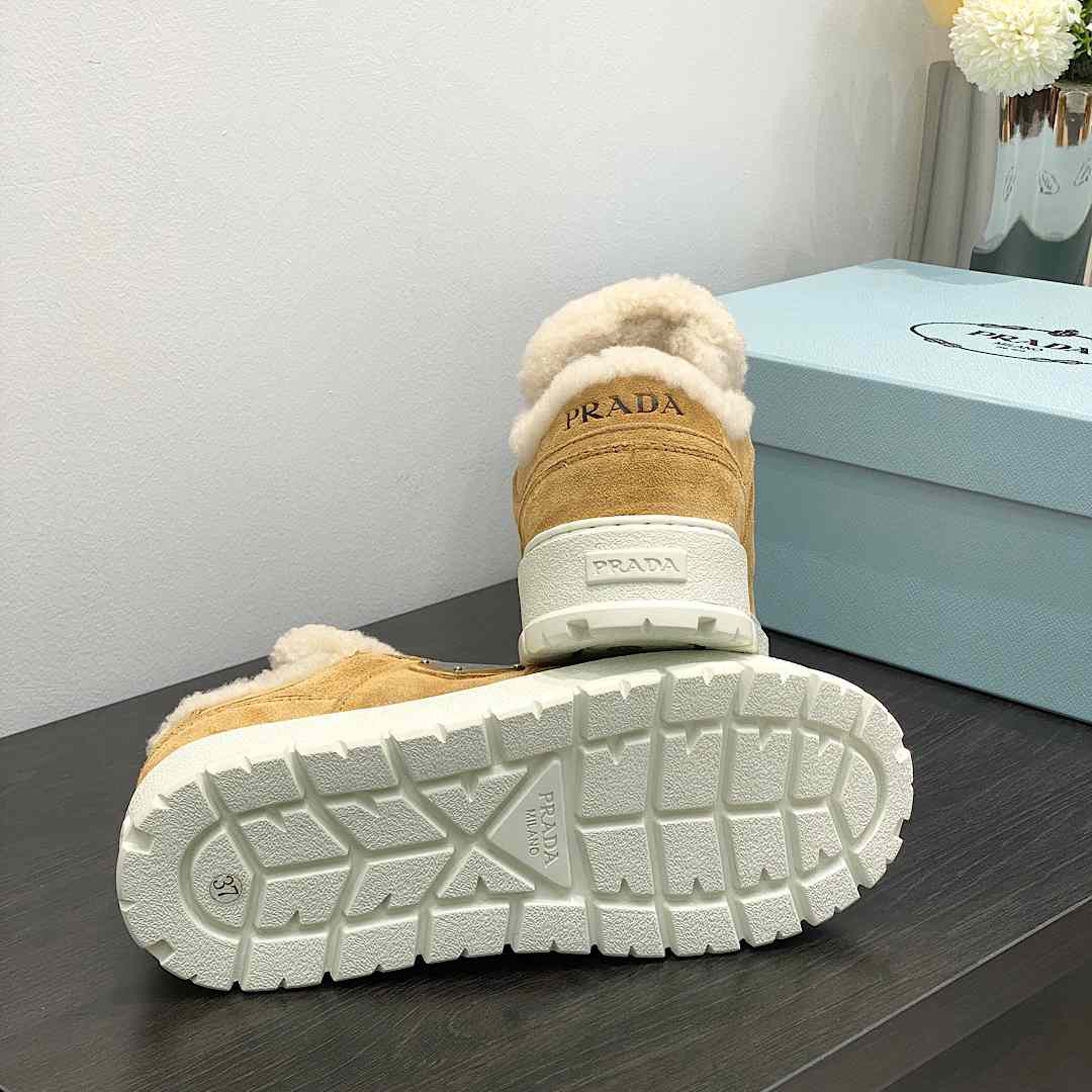 Prada Suede Sneakers - FashionPlug