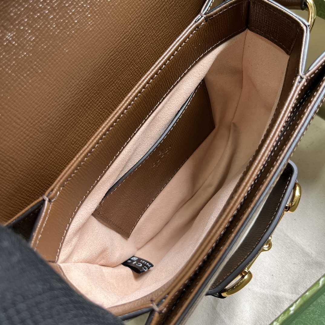 Gucci Horsebit 1955 Mini Rounded Bag (20x 13x 6cm) - FashionPlug