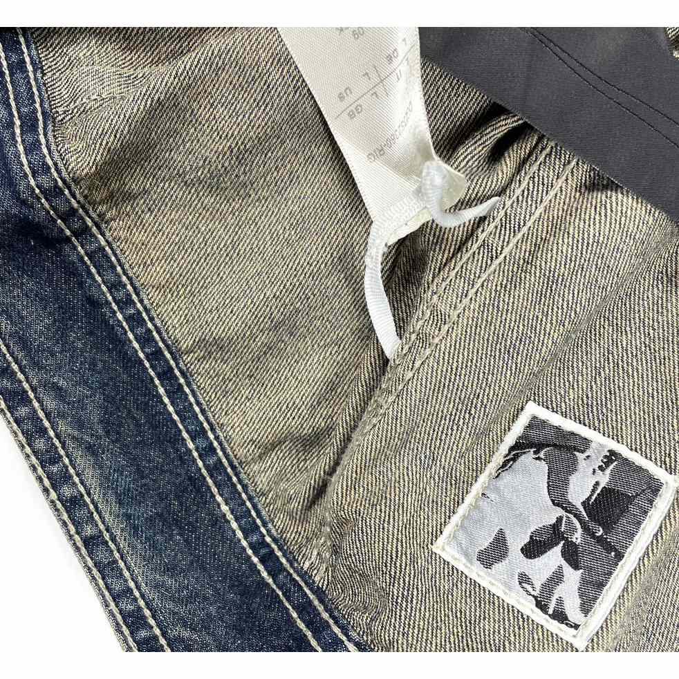 Rick Owens Cropped Denim Jacket - FashionPlug