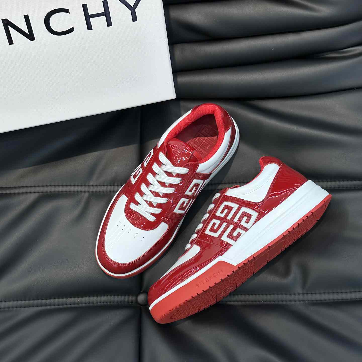Givenchy G4 Sneakers In Patent Leather - FashionPlug