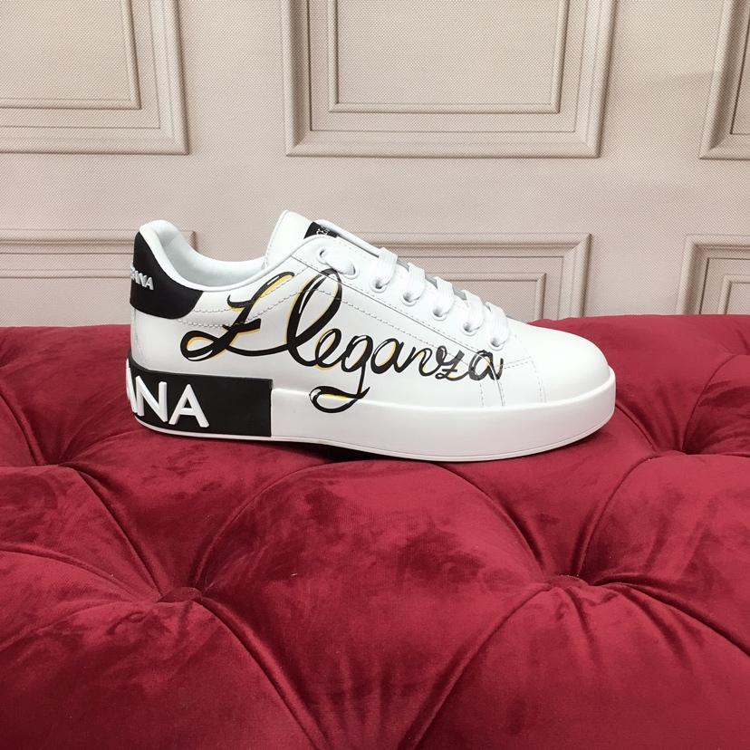 Dolce & Gabbana Portofino 'Eleganza Print - White Black' - FashionPlug