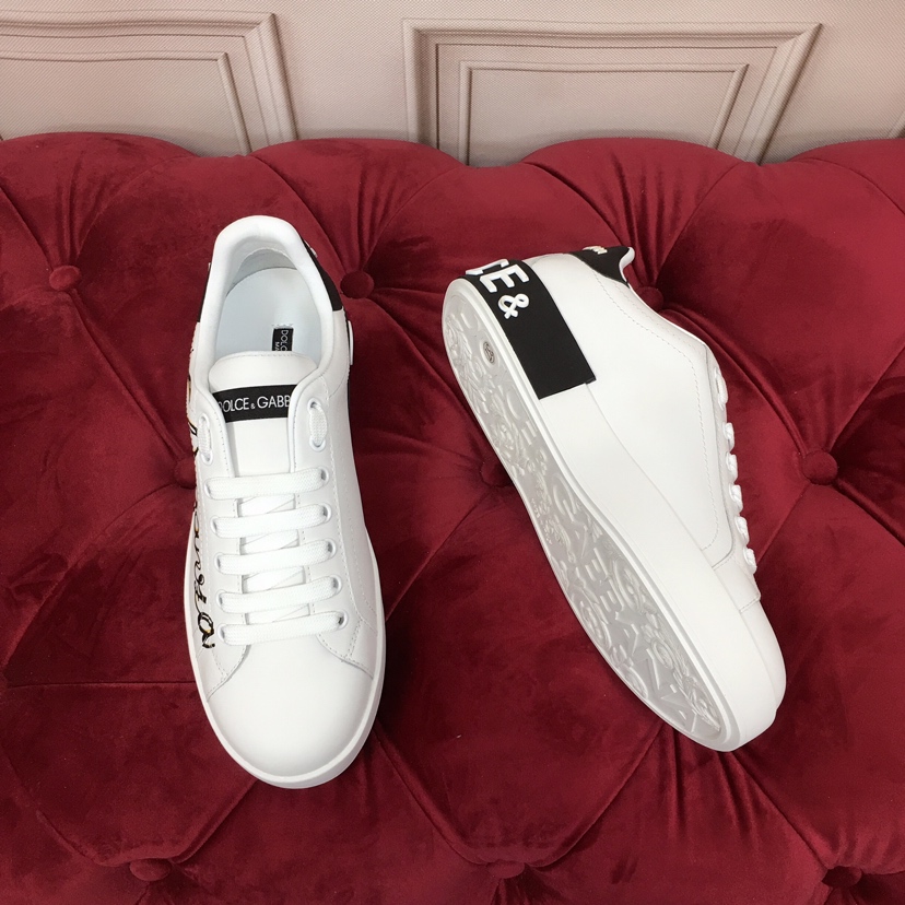 Dolce & Gabbana Portofino 'Eleganza Print - White Black' - FashionPlug