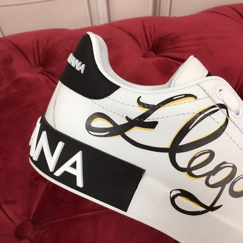 Dolce & Gabbana Portofino 'Eleganza Print - White Black' - FashionPlug