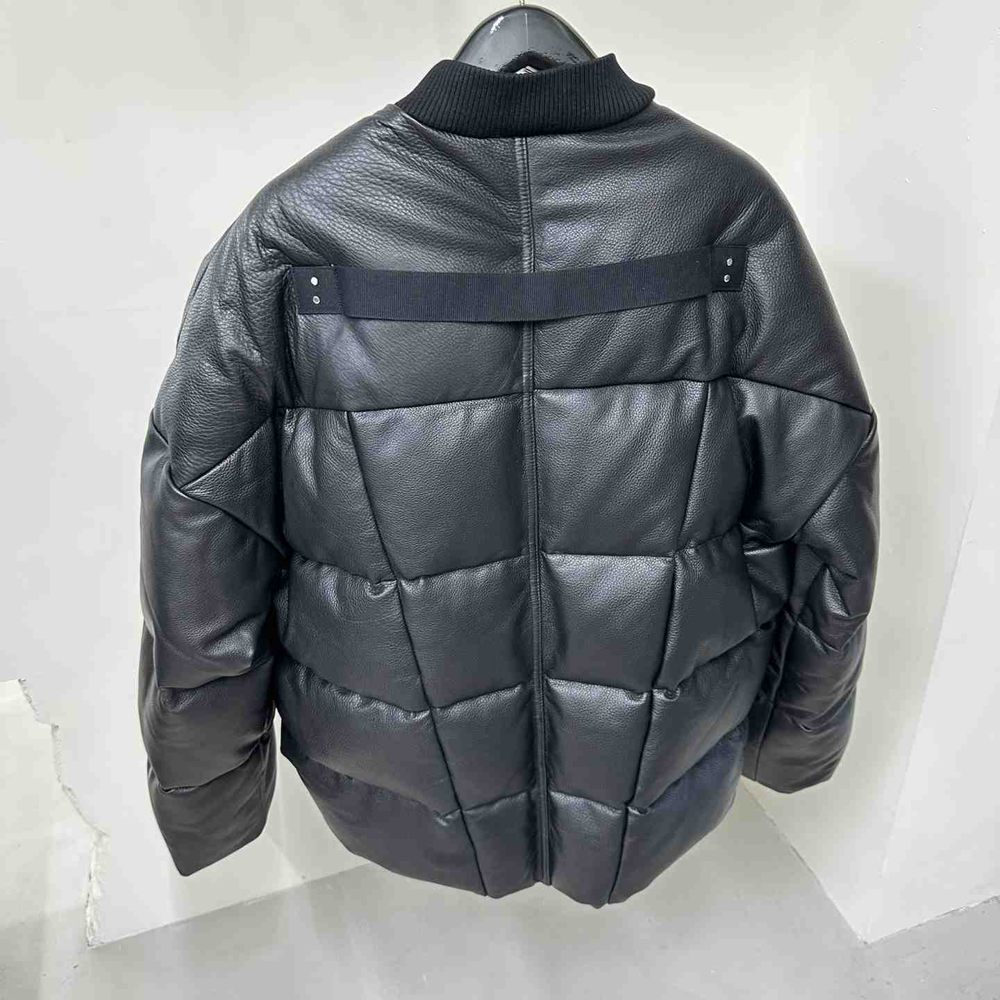 Rick Owens Down Jacket With Zipper - FashionPlug