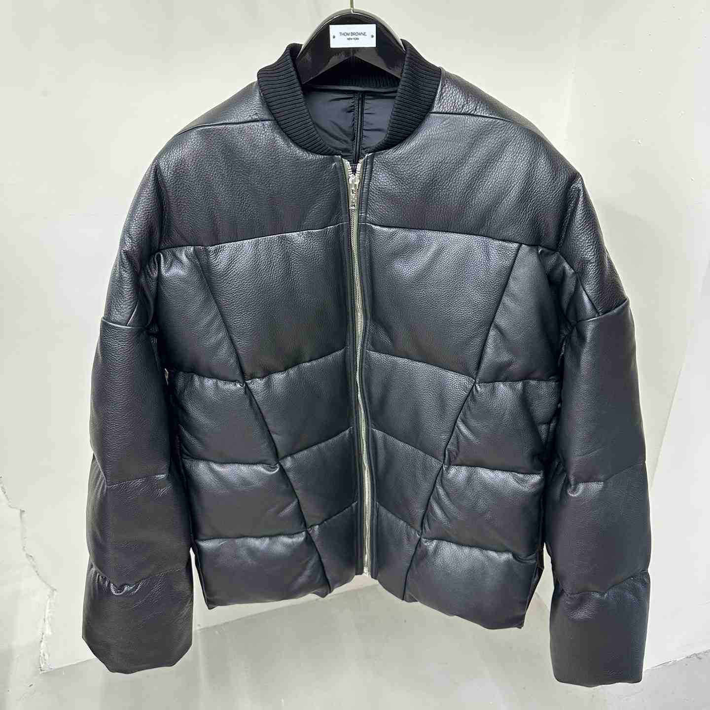 Rick Owens Down Jacket With Zipper - FashionPlug