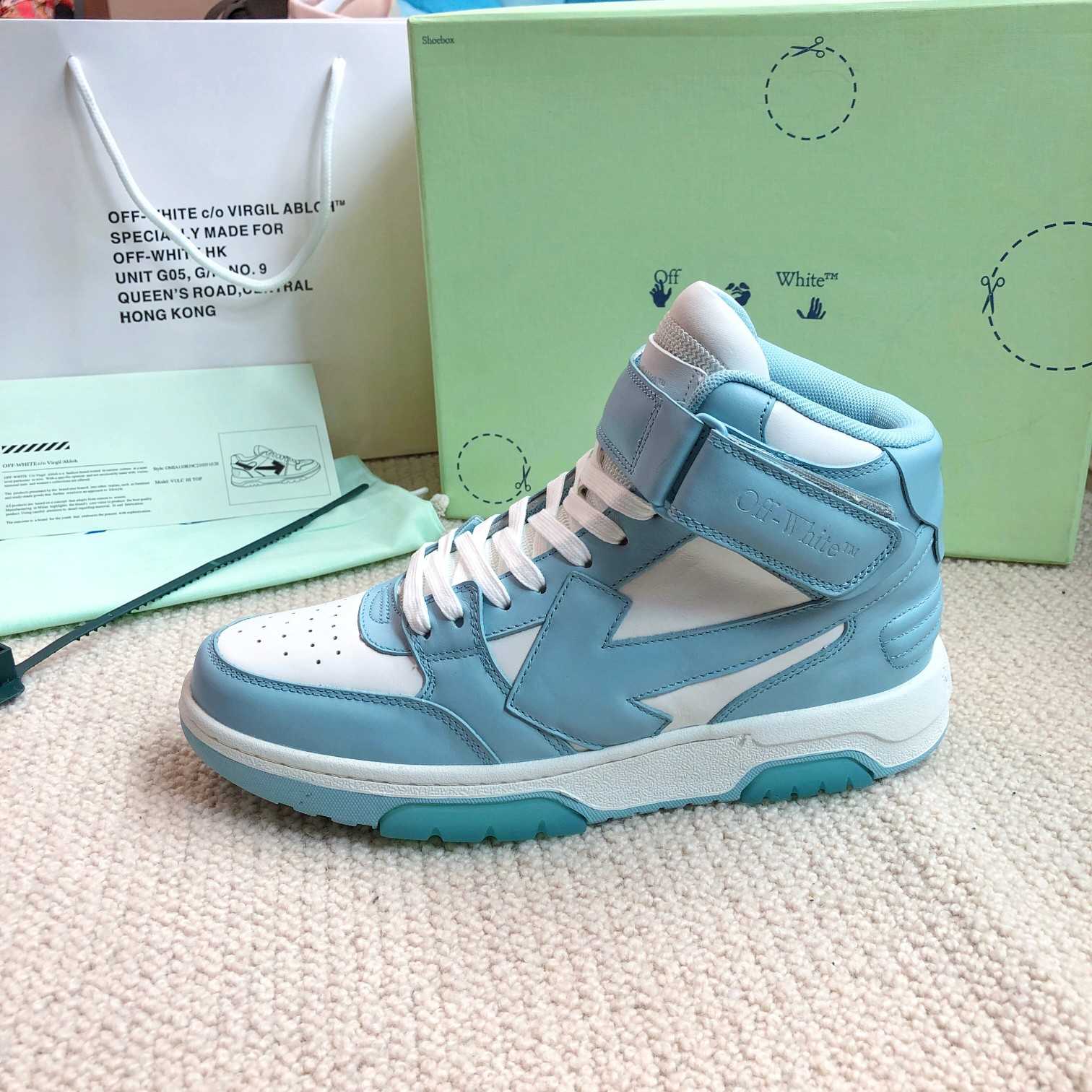 Off White Out Of Office Mid Top Sneaker - FashionPlug