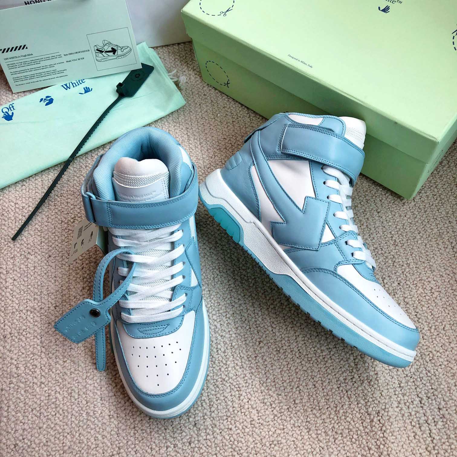 Off White Out Of Office Mid Top Sneaker - FashionPlug