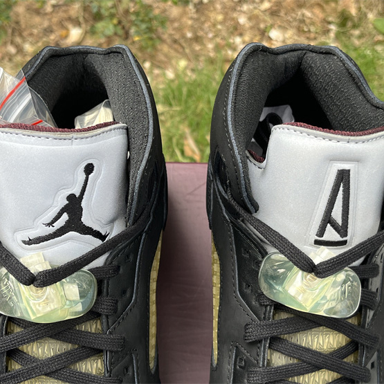 A Ma Maniére x Air Jordan 5 “Black” Sneakers     FD1330-001  - FashionPlug