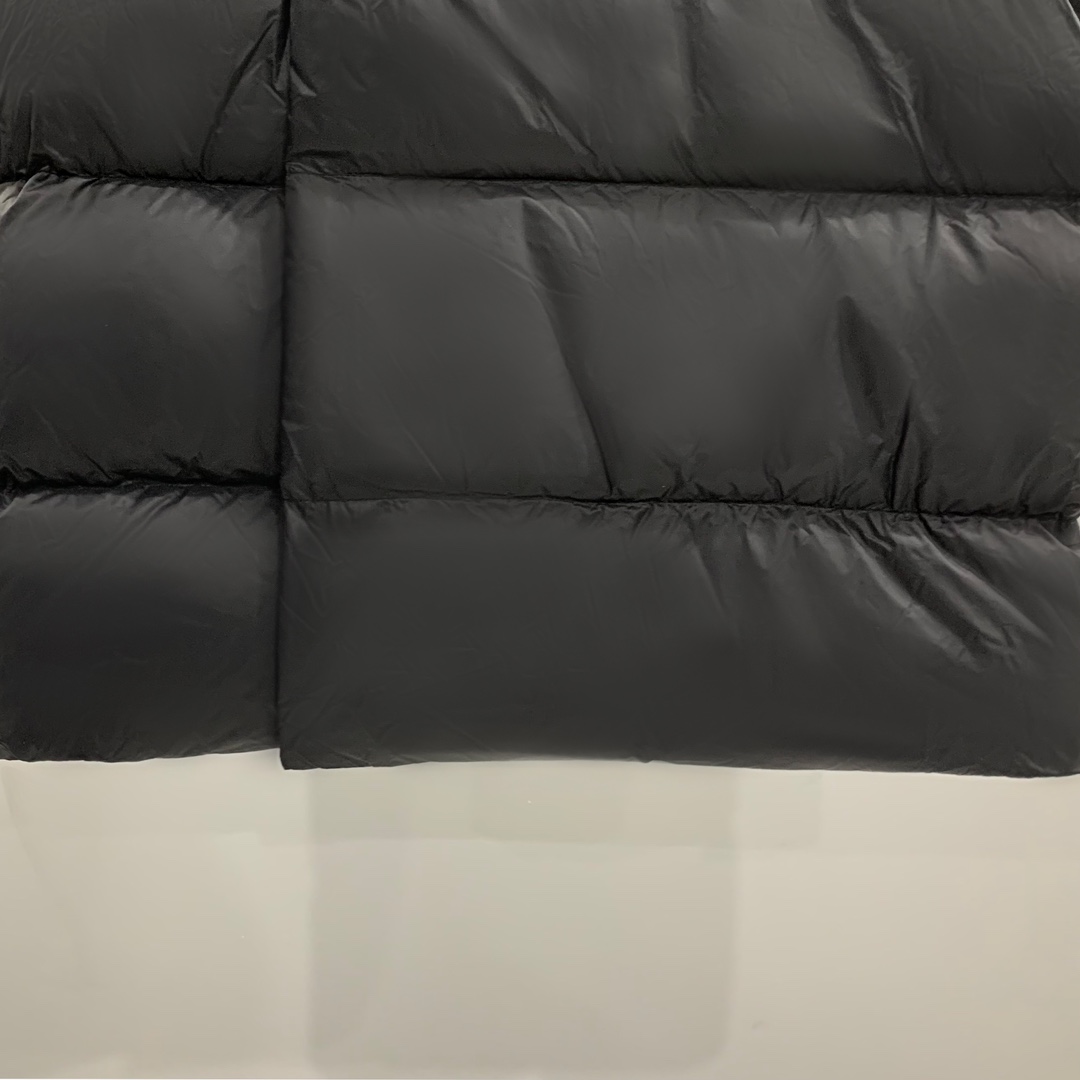 Rick Owens Black Padded Down Vest - FashionPlug