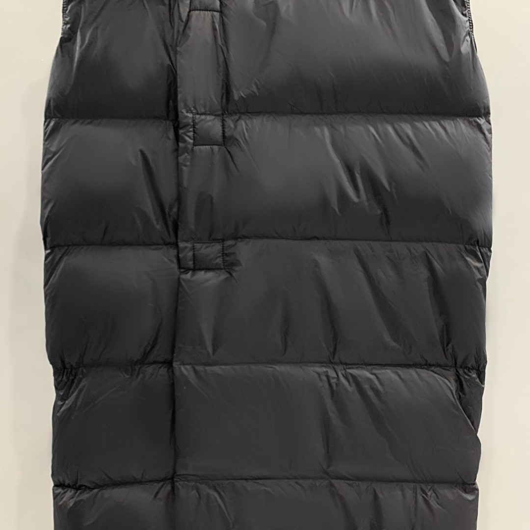 Rick Owens Black Padded Down Vest - FashionPlug