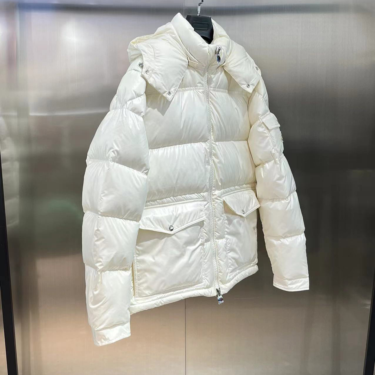 Moncler Feather-down Hooded Puffer Jacket - FashionPlug