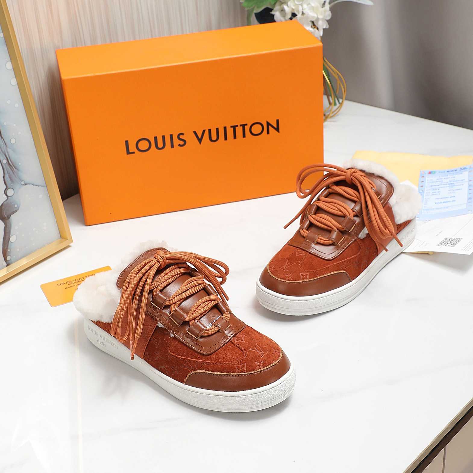 Louis Vuitton Lous Open Back Sneaker - FashionPlug