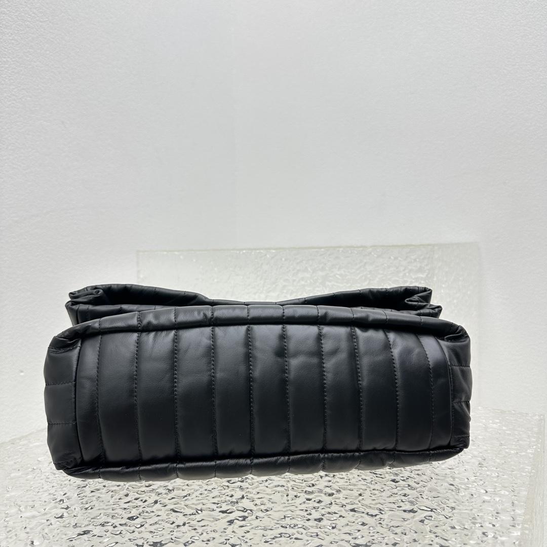 Balenciaga Monaco Large Chain Bag In Black (43.5x32x13cm) - FashionPlug