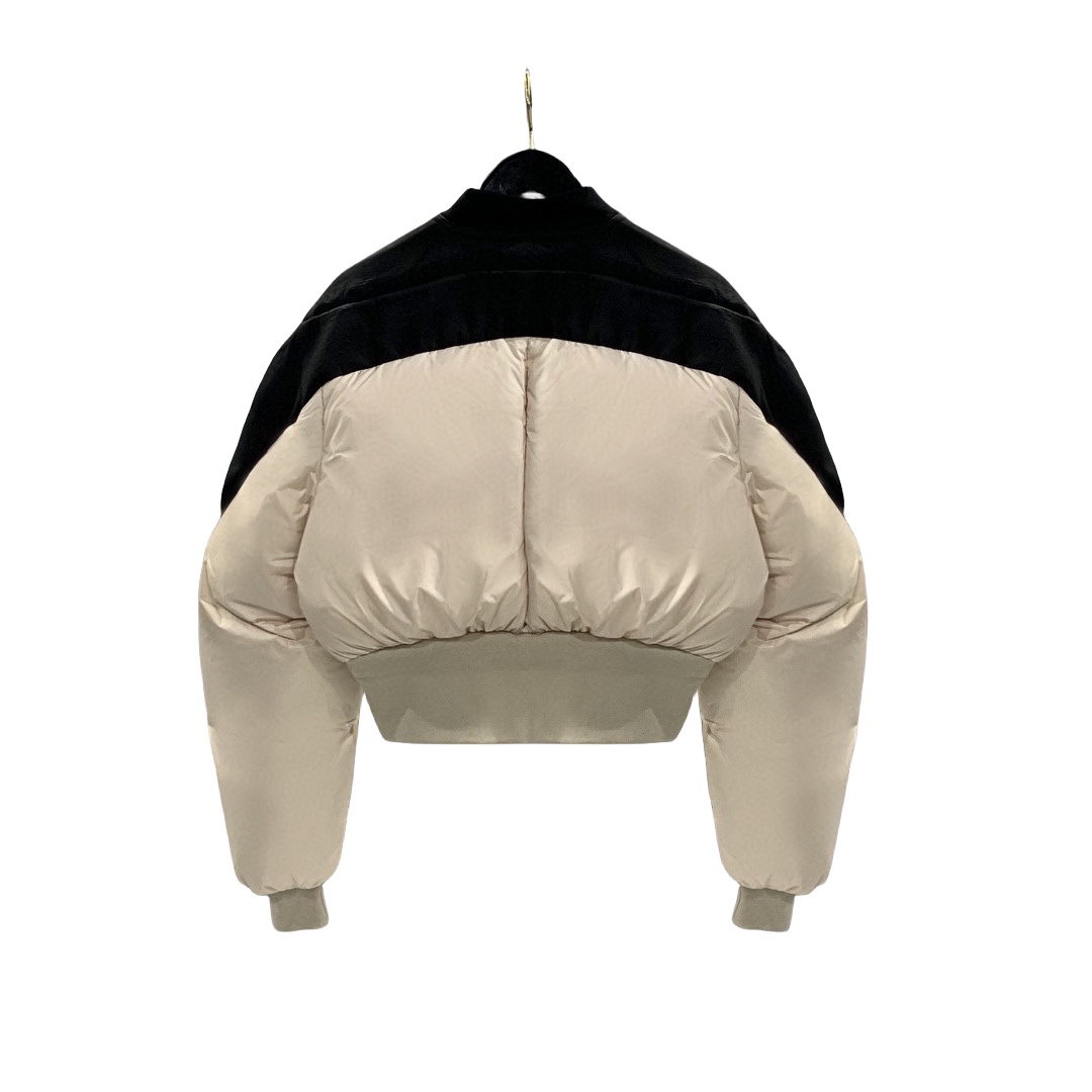 Rick Owens Black Girdered Bomber - FashionPlug