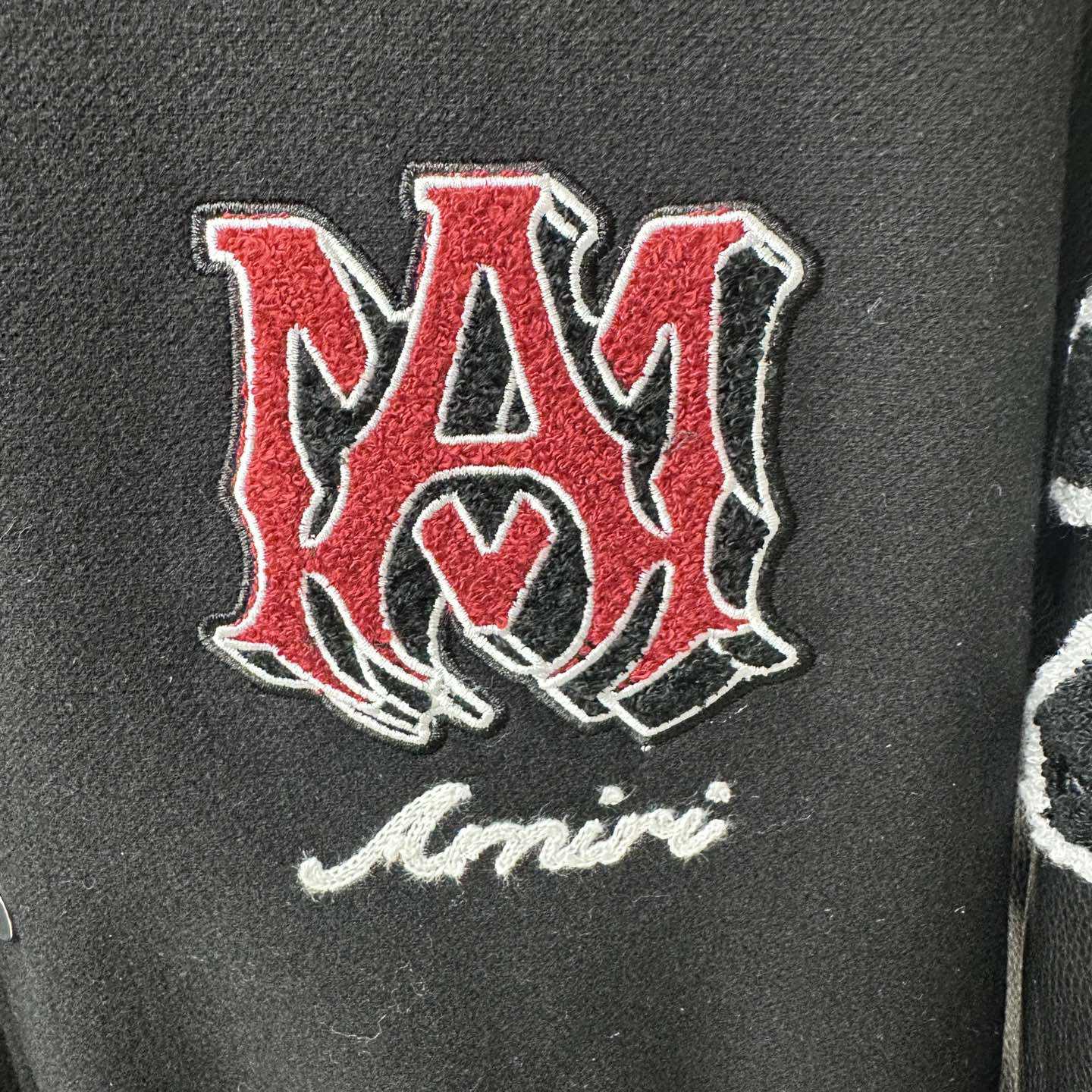 Amiri Bones Varsity Jacket - FashionPlug