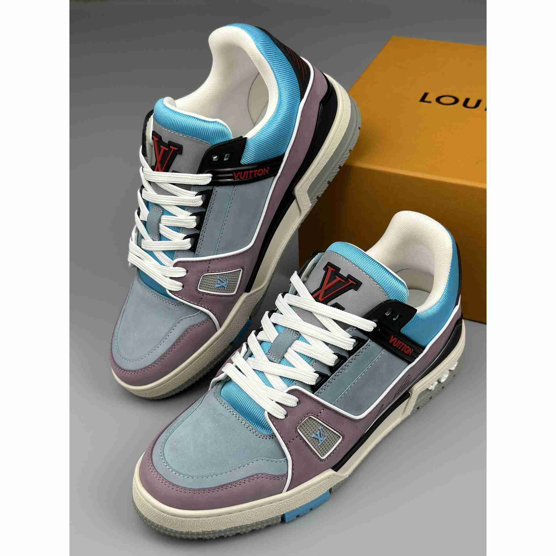 Louis Vuitton LV Trainer Sneaker        - FashionPlug