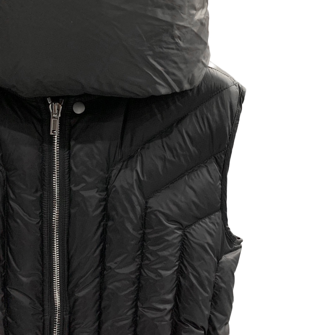 Rick Owens Black Quilted Down Vest - FashionPlug