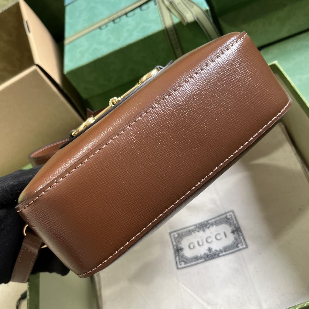 Gucci Horsebit 1955 Small Shoulder Bag (20x 13x 6cm) - FashionPlug
