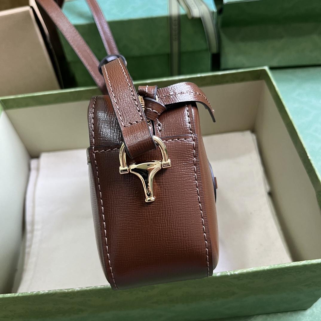 Gucci Horsebit 1955 Small Shoulder Bag (20x 13x 6cm) - FashionPlug