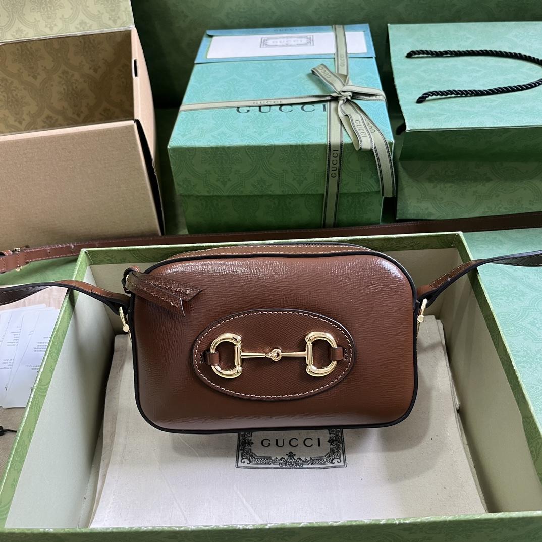 Gucci Horsebit 1955 Small Shoulder Bag (20x 13x 6cm) - FashionPlug