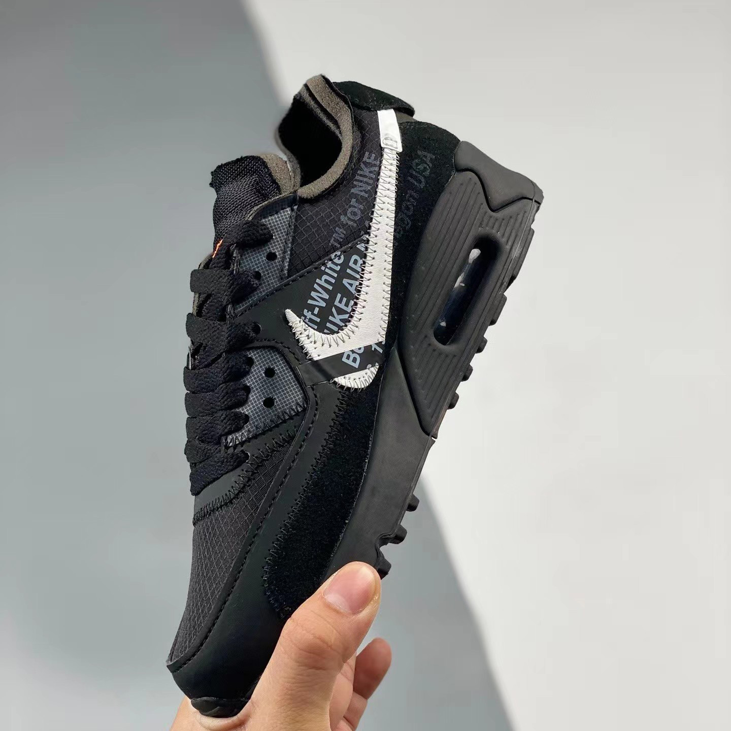 Off-White x Air Max 90 The 10 Sneakers    AA7293-001 - FashionPlug