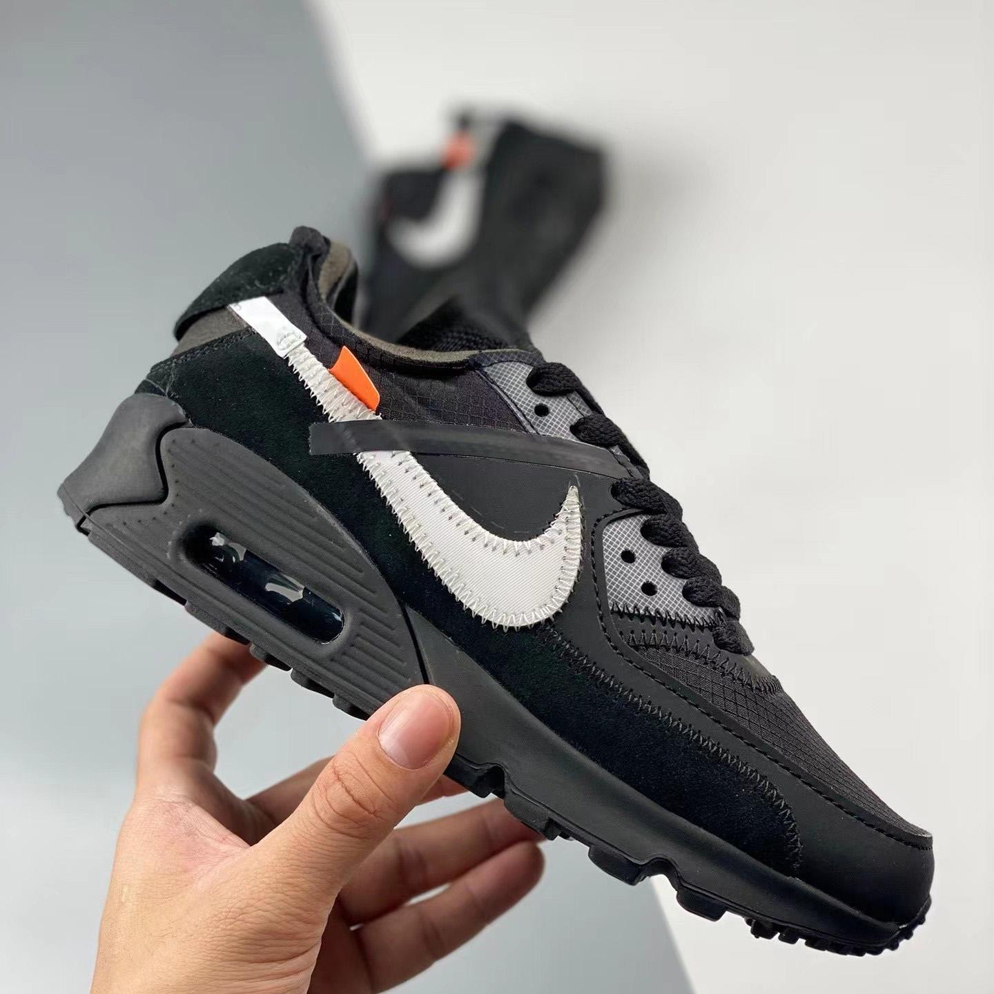 Off-White x Air Max 90 The 10 Sneakers    AA7293-001 - FashionPlug