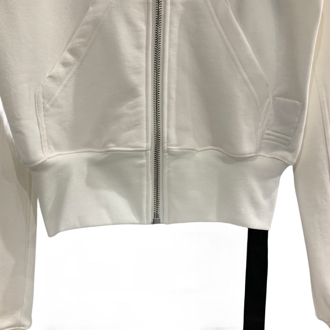 Rick Owens Eyelet-detail Zip-up Hoodie - FashionPlug