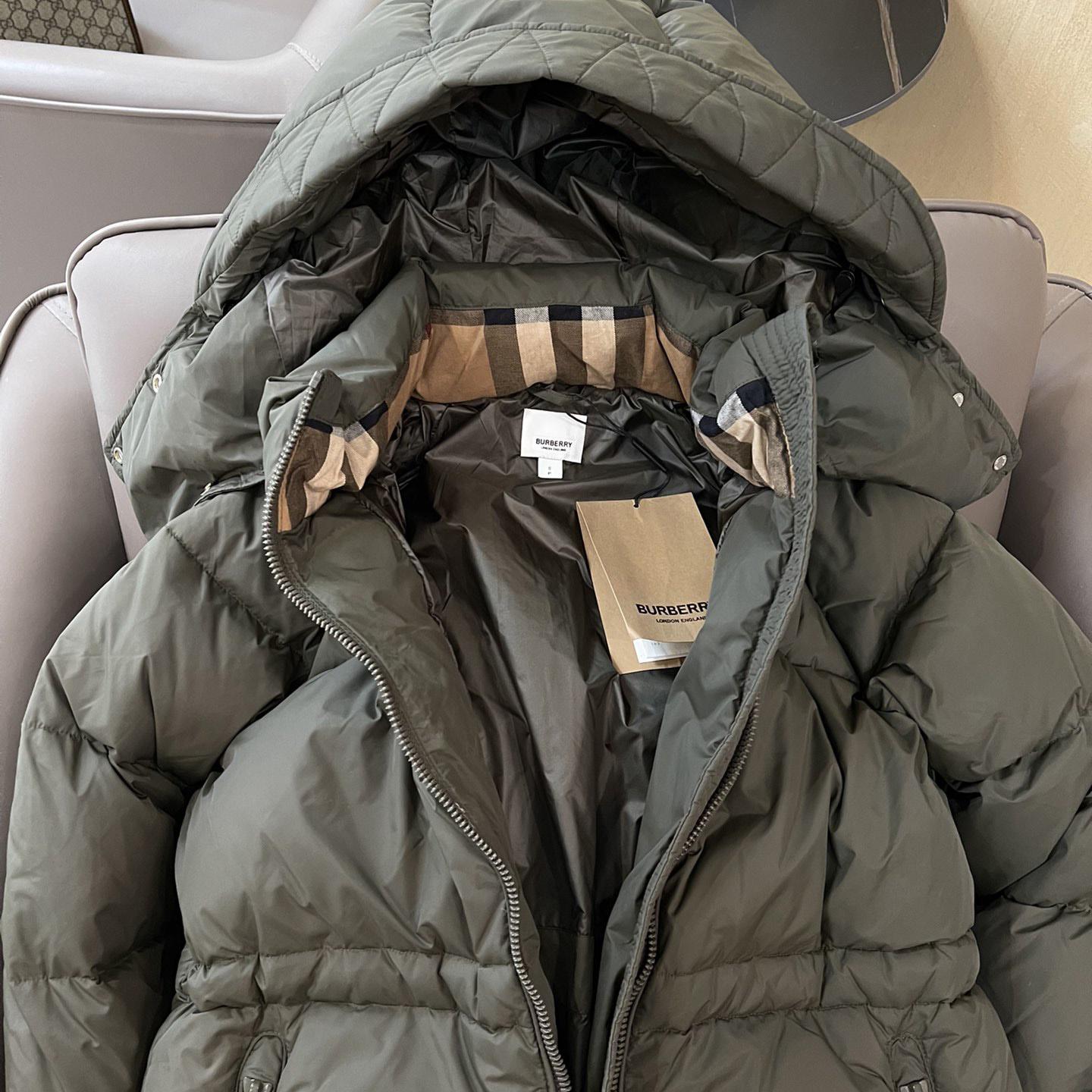 Burberry Hooded Down Jacket - FashionPlug