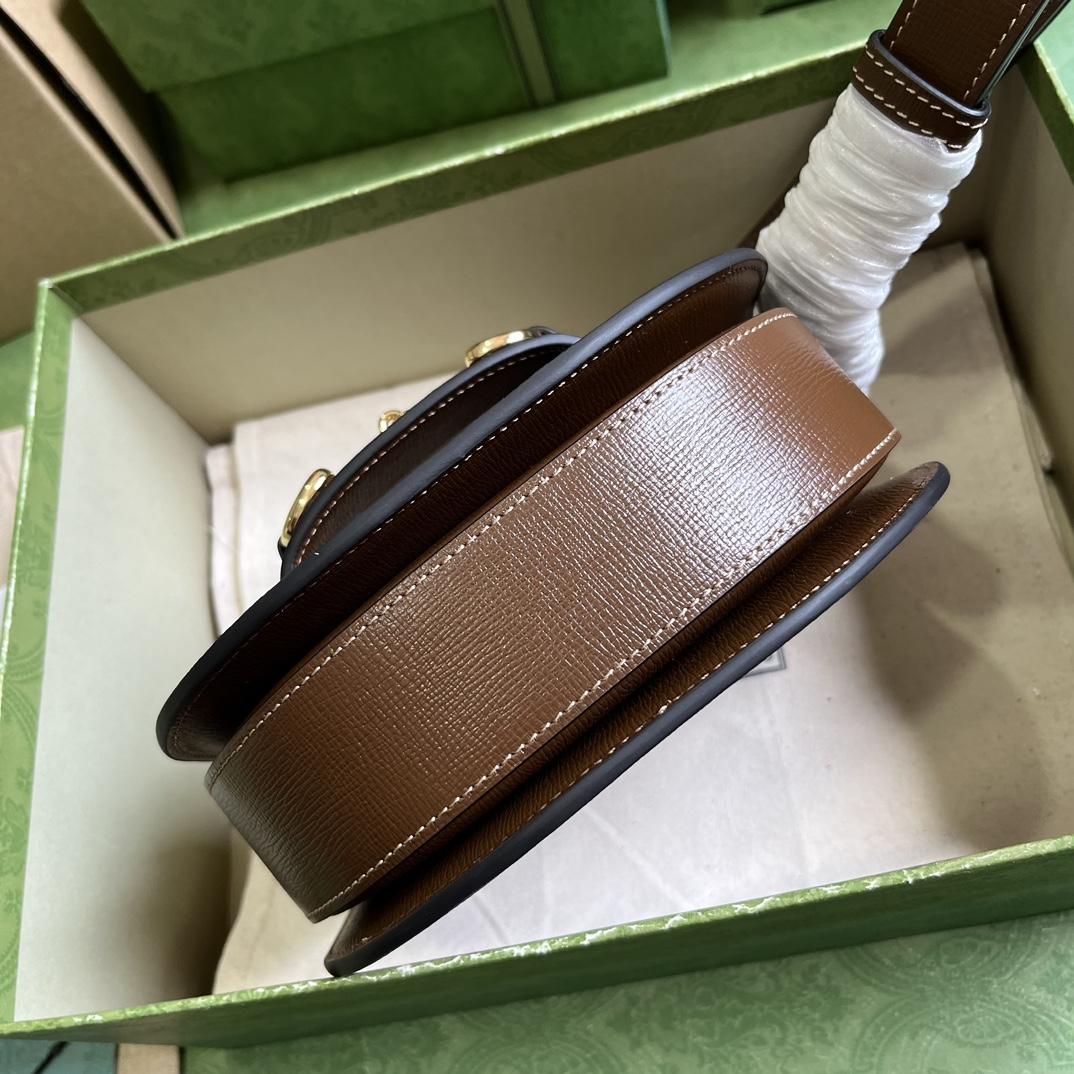 Gucci Horsebit 1955 Mini Rounded Bag (20x 13x 6cm) - FashionPlug