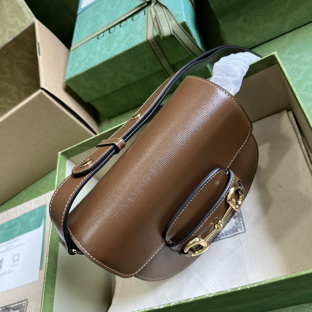 Gucci Horsebit 1955 Mini Rounded Bag (20x 13x 6cm) - FashionPlug