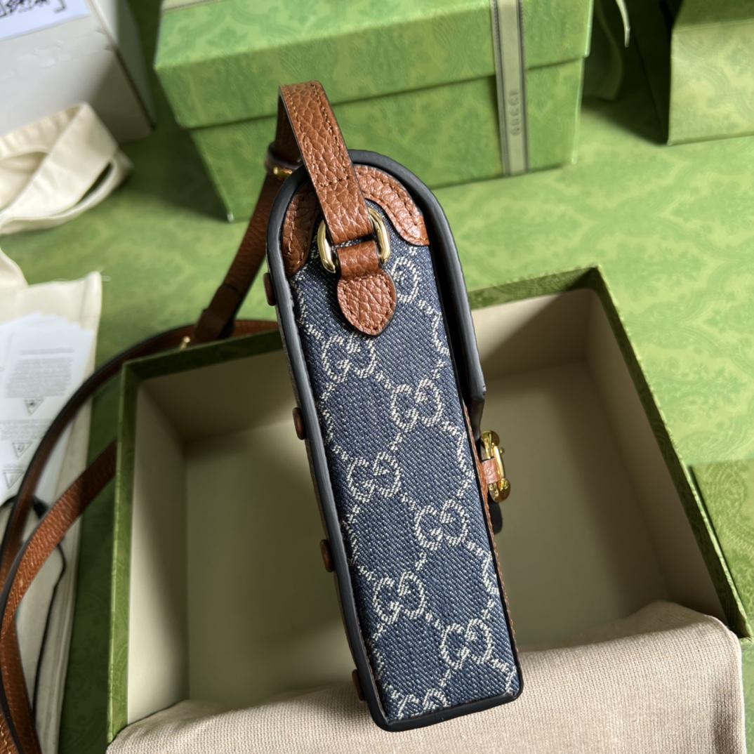 Gucci Horsebit 1955 Mini Bag(11.5-17-4CM) - FashionPlug