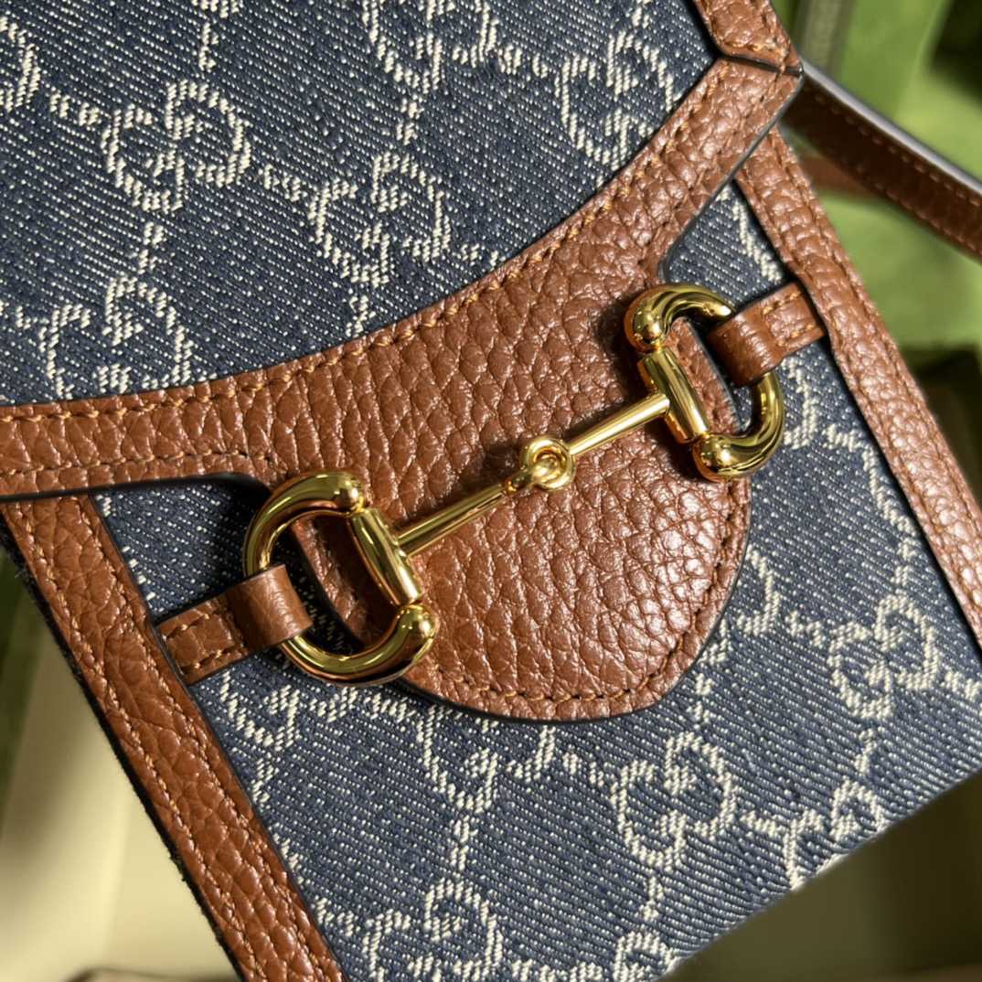 Gucci Horsebit 1955 Mini Bag(11.5-17-4CM) - FashionPlug