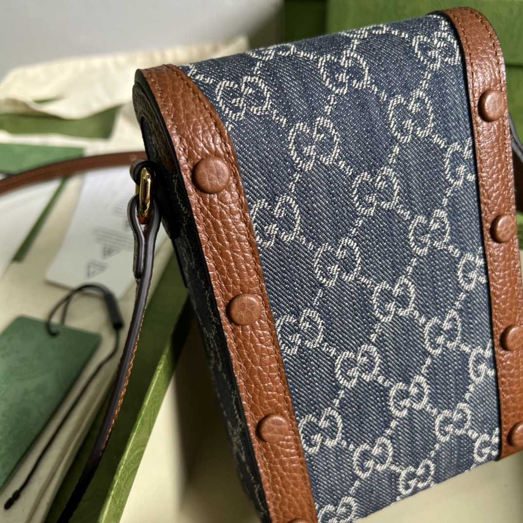 Gucci Horsebit 1955 Mini Bag(11.5-17-4CM) - FashionPlug