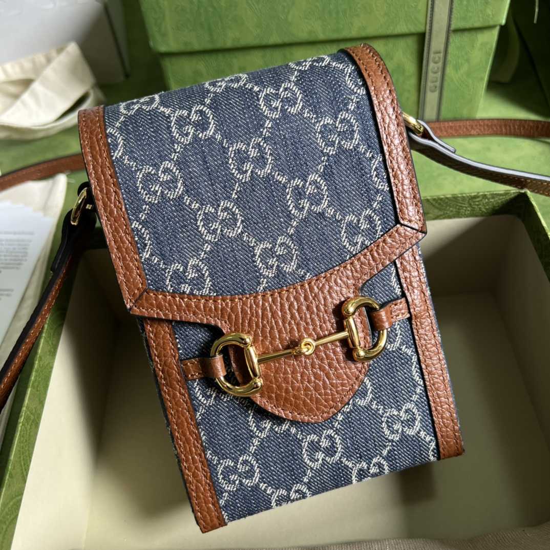 Gucci Horsebit 1955 Mini Bag(11.5-17-4CM) - FashionPlug