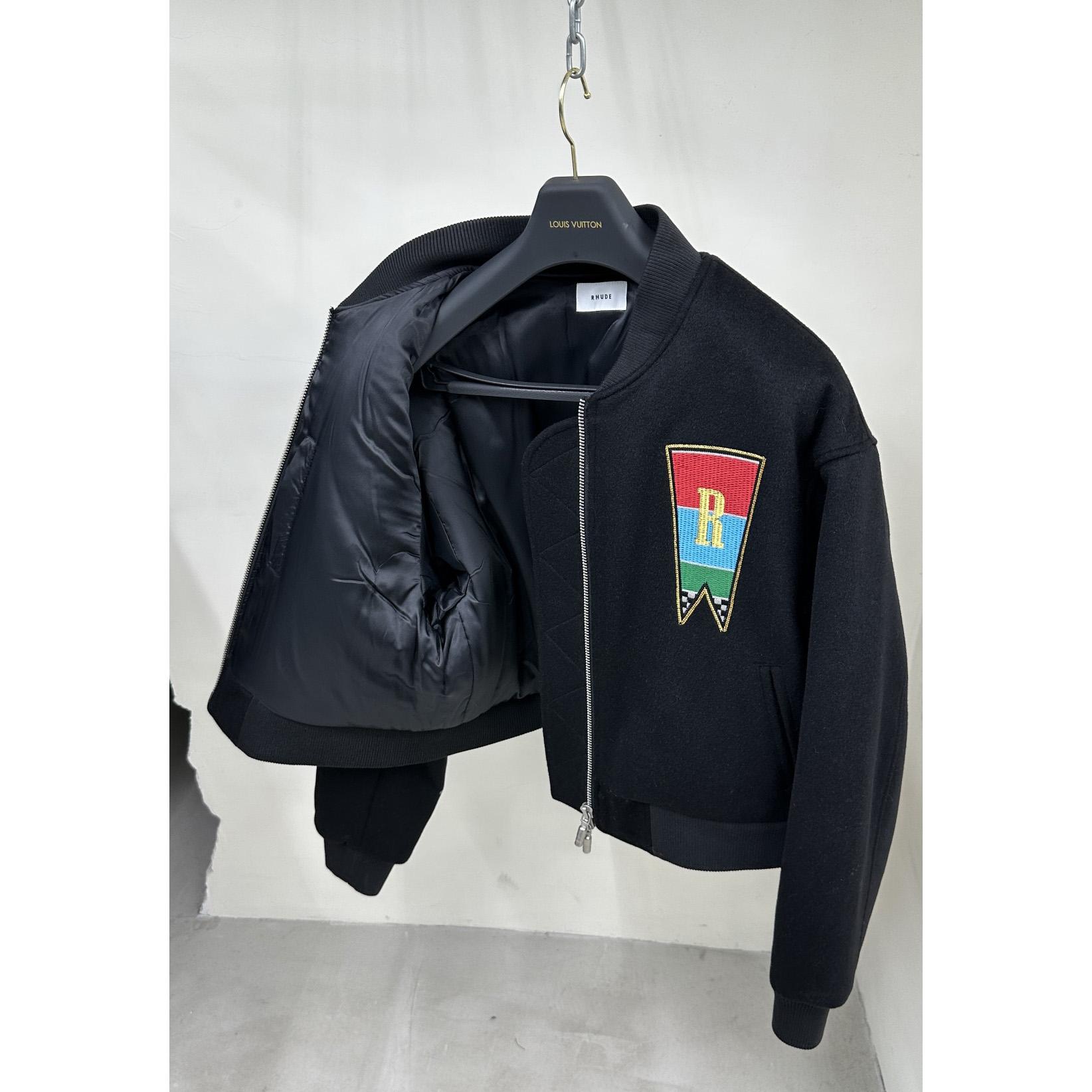 Rhude Graphic Crest Jacket - FashionPlug